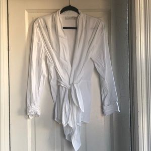 Farinaz wrap shirt